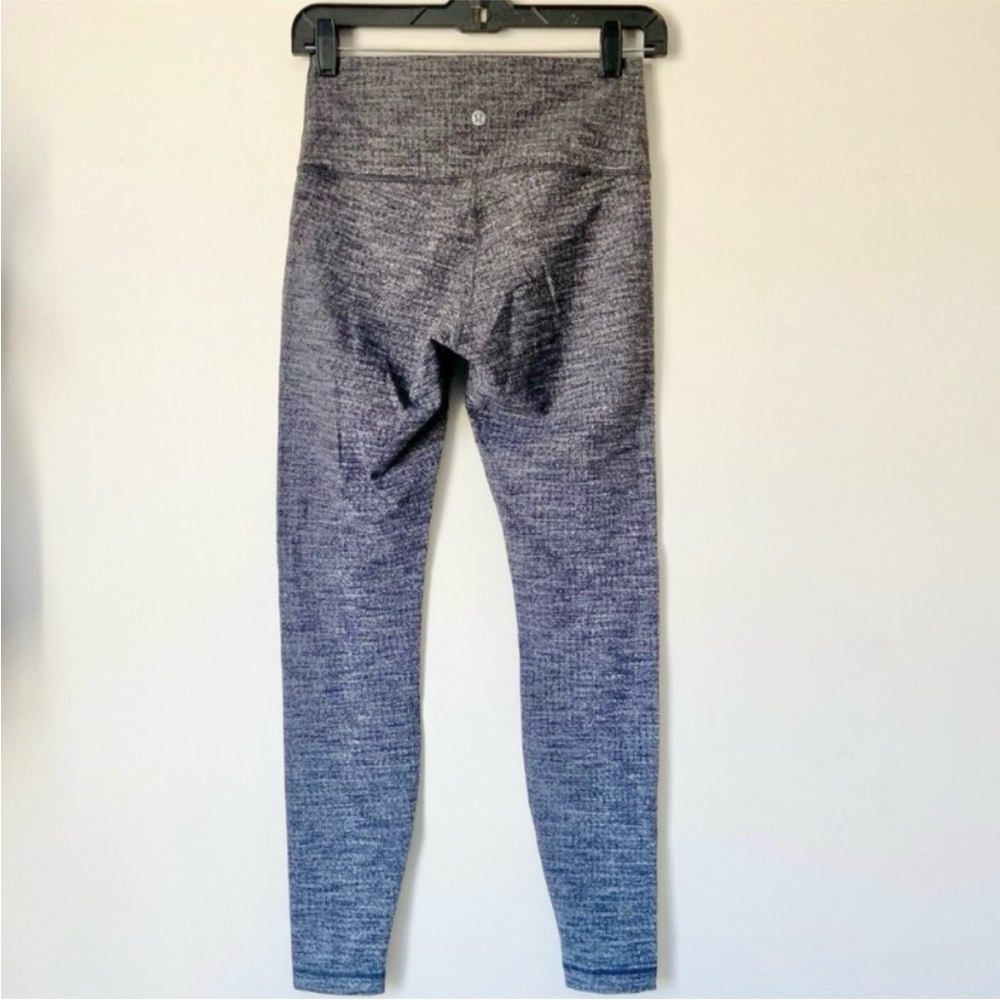 Lululemon Wunder Under High-Rise Tight 28" Heathered Black Leggings Size 8